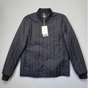 Rains Men's Banja Liner Lightweight Bomber Jacket - Navy Medium $150